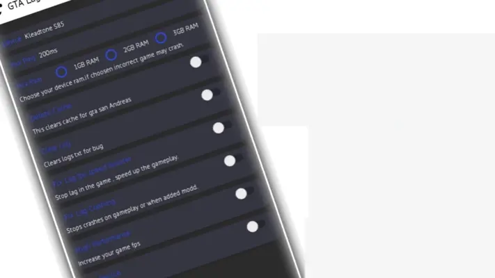 GTA Lag fixer - Increase FPS android App screenshot 1